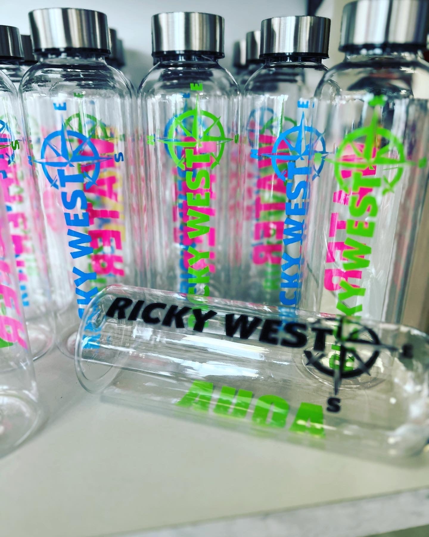 Trinkflasche handsigniert